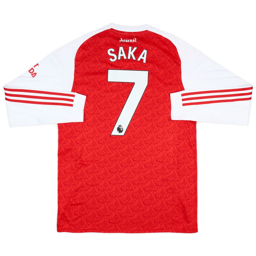 2025-26 Arsenal Home L/S Shirt Saka #7