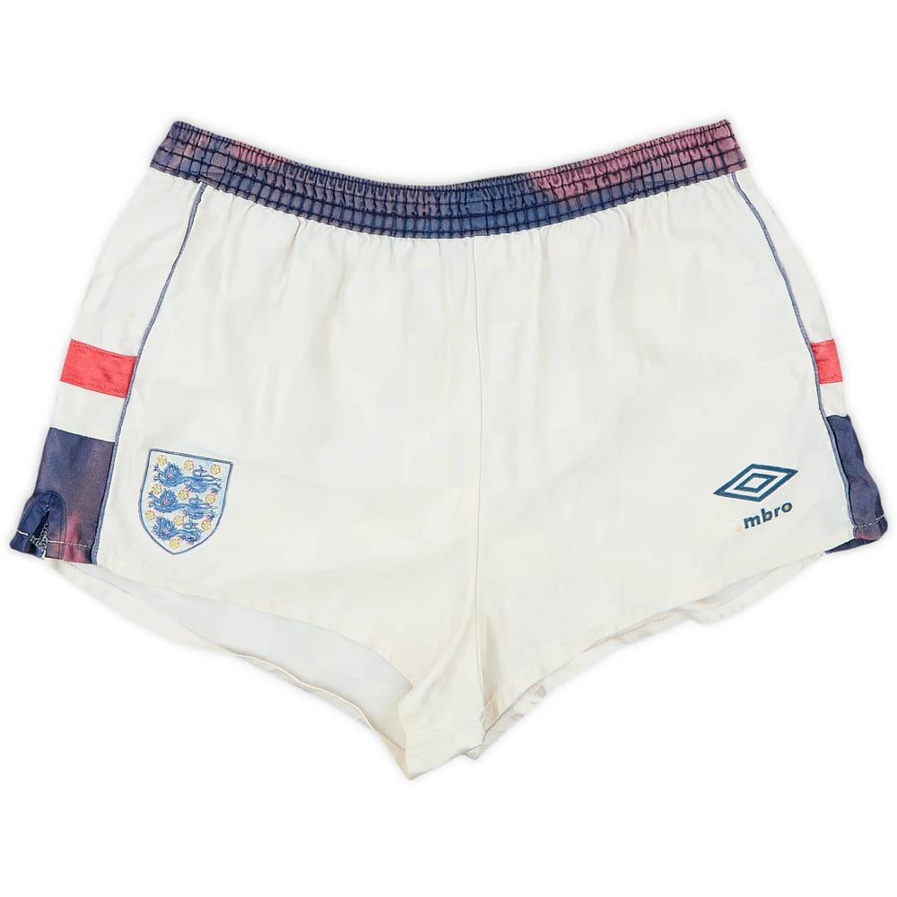1987-89 England Alternate Home Shorts - 5/10 - (S)