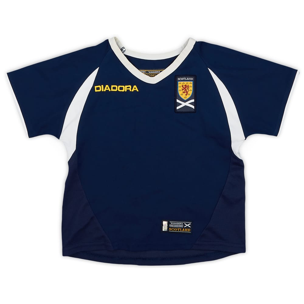 2003-05 Scotland Home Shirt - 8/10 - (1-2 Years)