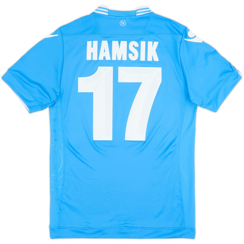 2013-14 Napoli Home Shirt Hamsik #17 - 10/10 - (XXL)