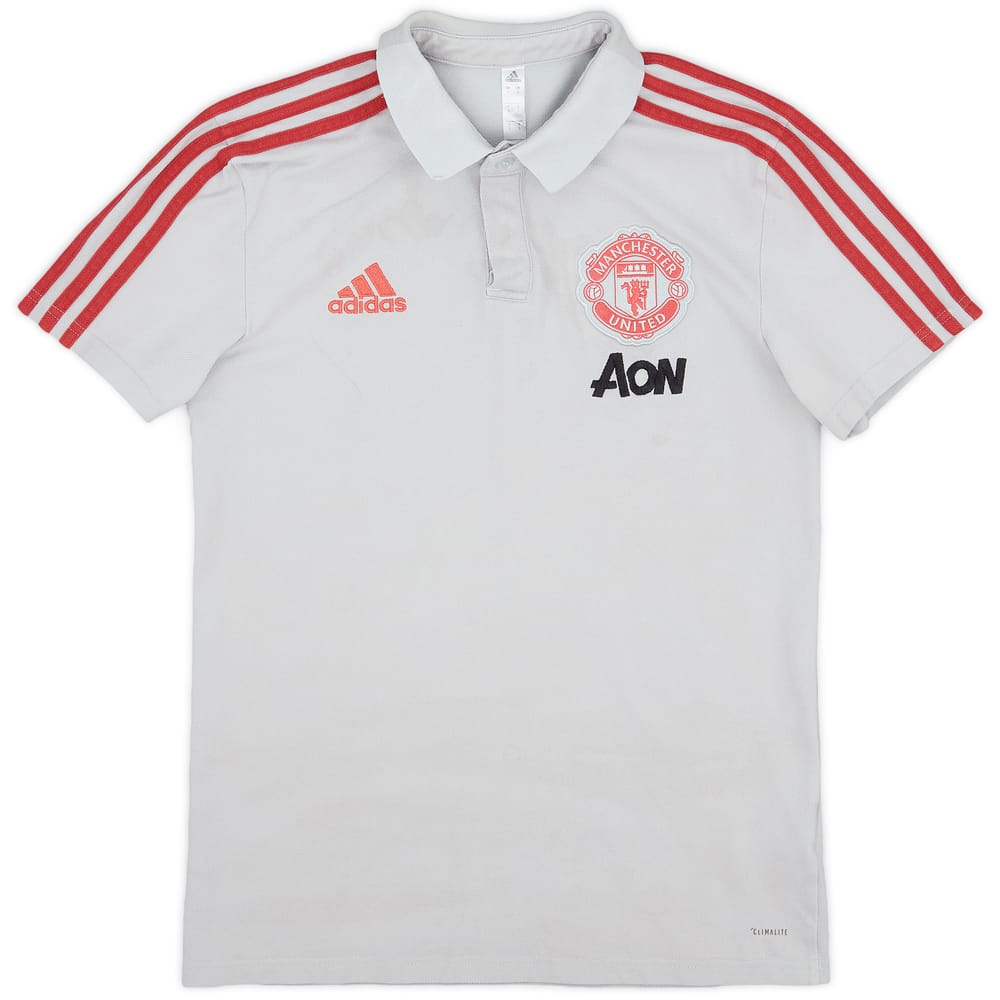 2018-19 Manchester United adidas Polo Shirt - 9/10 - (S)