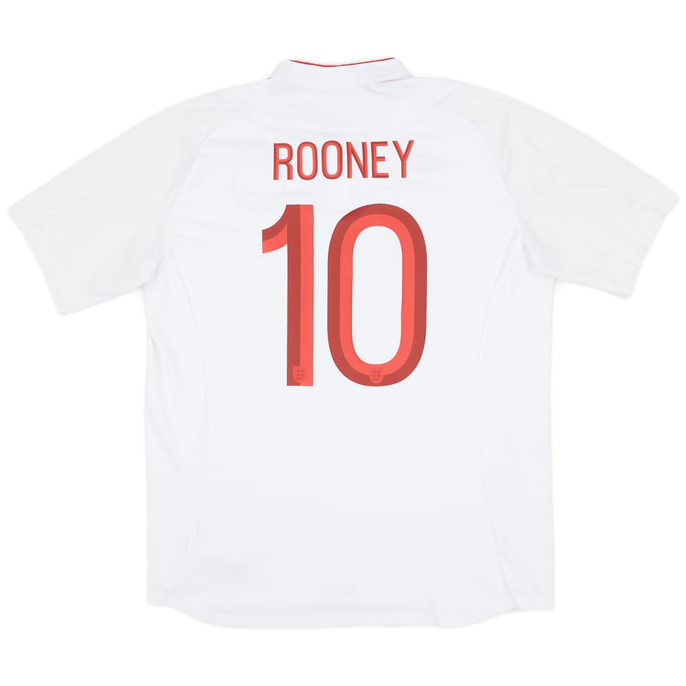 2012-13 England Home Shirt Rooney #10 - 9/10 - (XL)