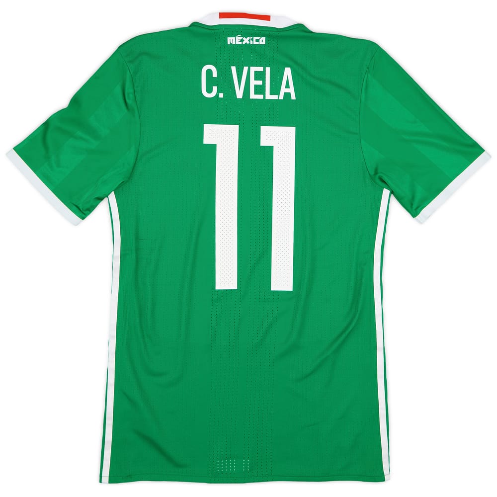 2016-17 Mexico Copa America Player Issue Home Shirt Vela #11 - 9/10 - (S)
