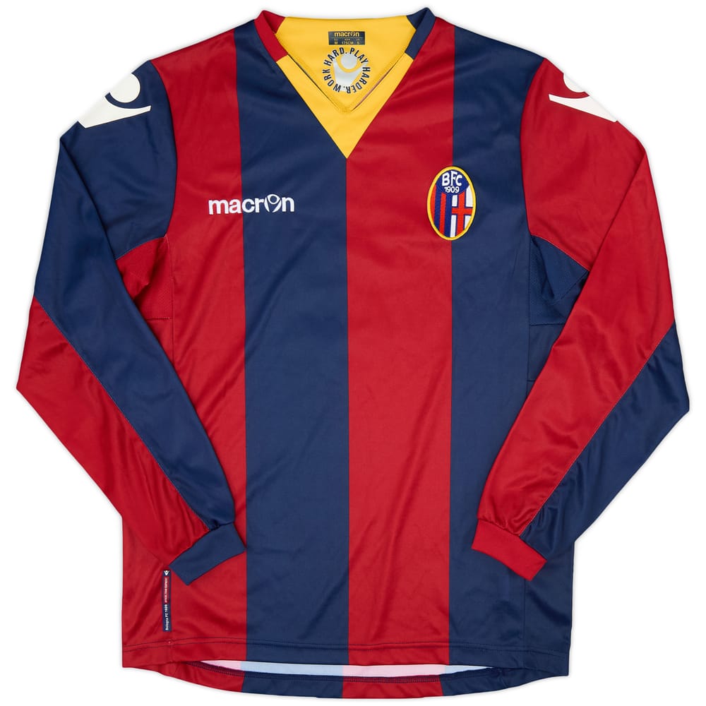 2011-12 Bologna Home L/S Shirt #5 - 8/10 - (M)