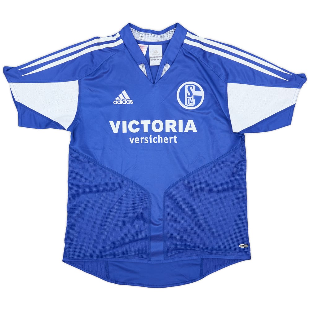 2004-05 Schalke Home Shirt - 7/10 - (L.Boys)