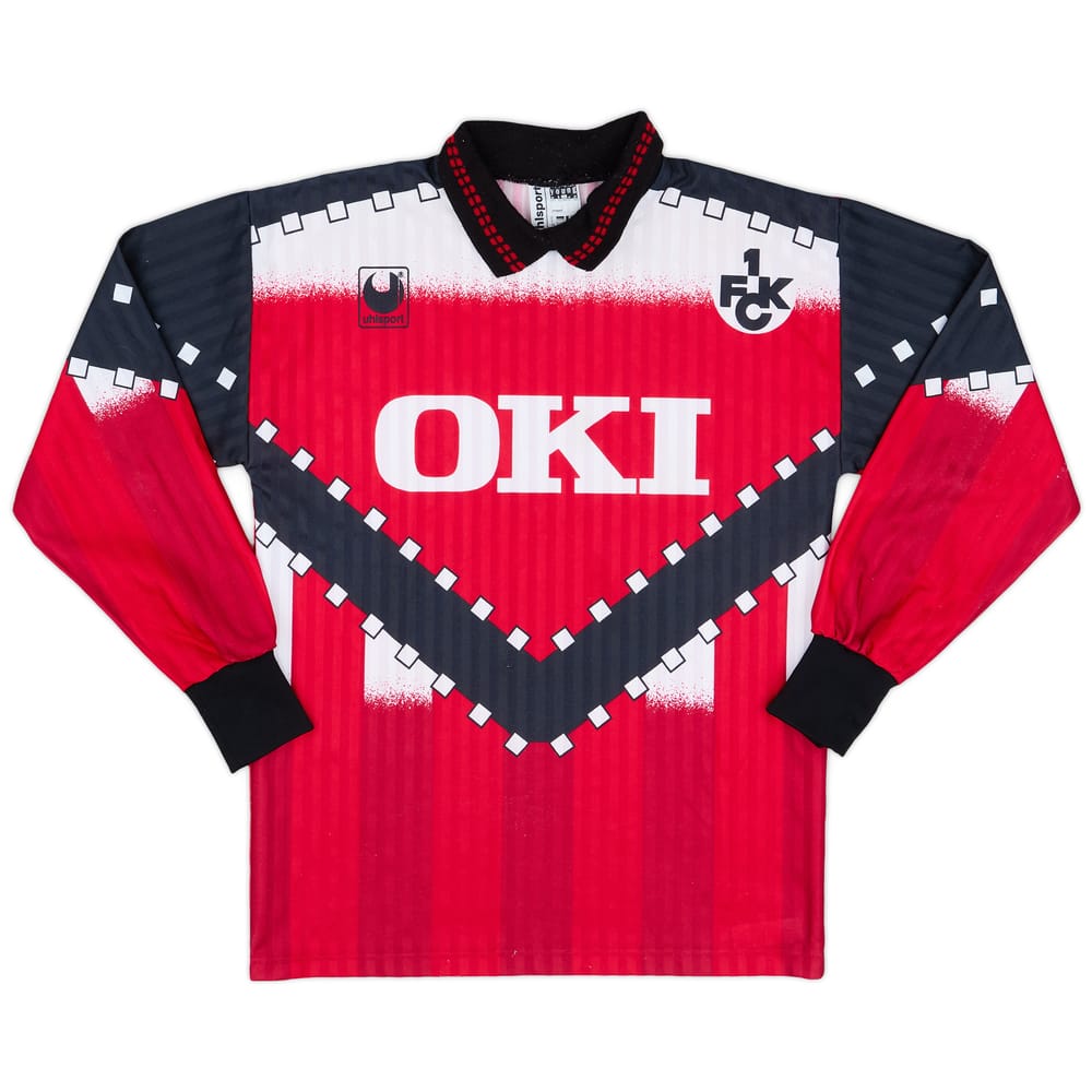 1993-94 Kaiserslautern Home L/S Shirt - 9/10 - (S)