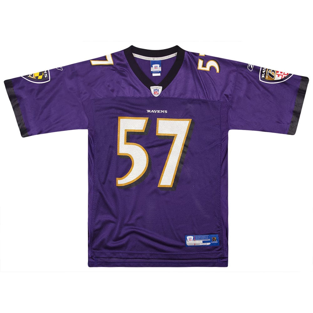 2005-06 Baltimore Ravens Scott #57 Reebok On Field Jersey (Home) L