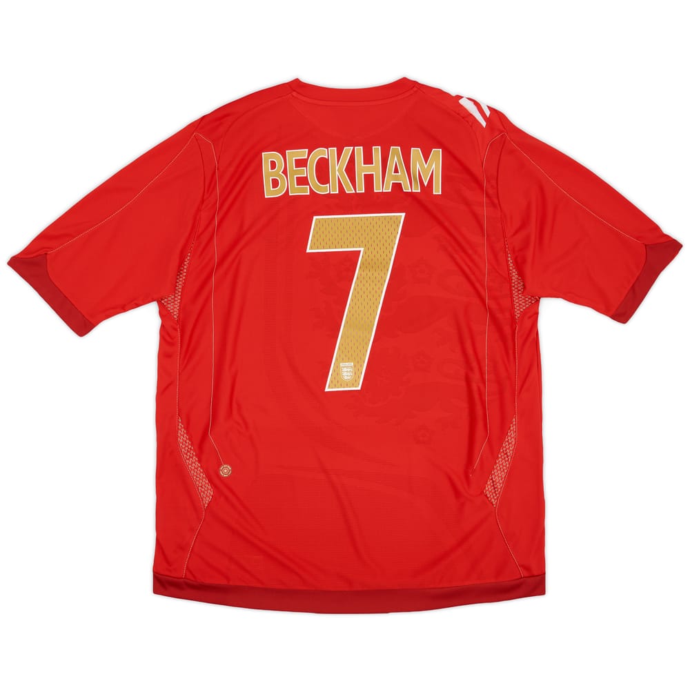 2006-08 England Away Shirt Beckham #7 (XL)