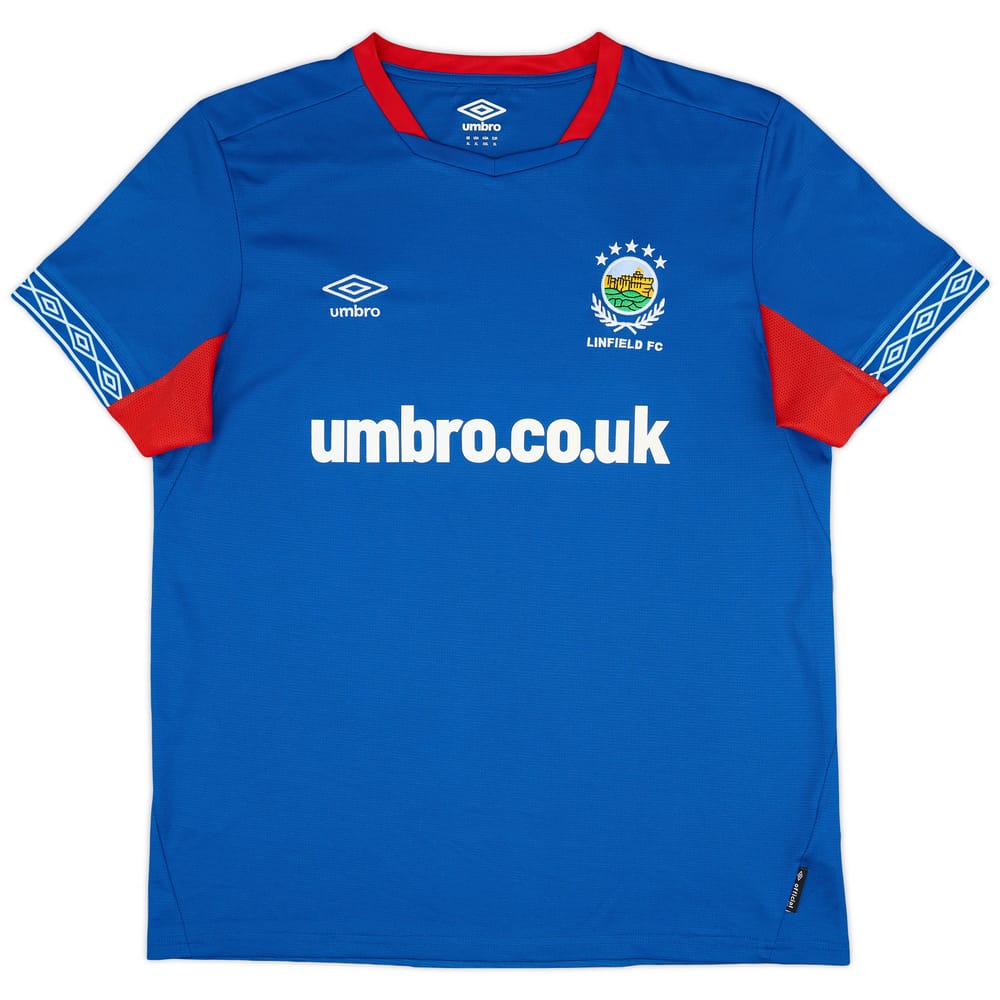 2019-20 Linfield Home Shirt - 8/10 - (XL)