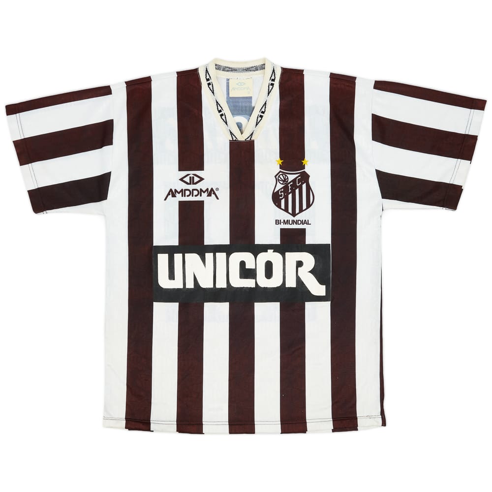 1995 Santos Away Shirt #8 - 7/10 - (L)