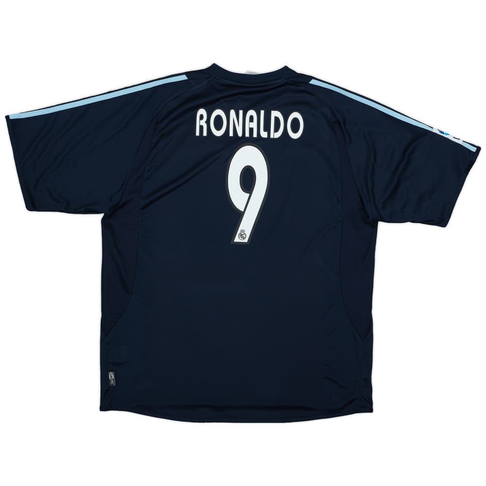 2003-04 Real Madrid Away Shirt Ronaldo #9 (XL)