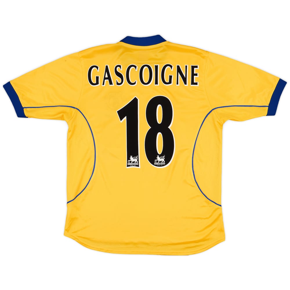 2000-01 Everton Away Shirt Gascoigne #18 - 7/10 - (M)