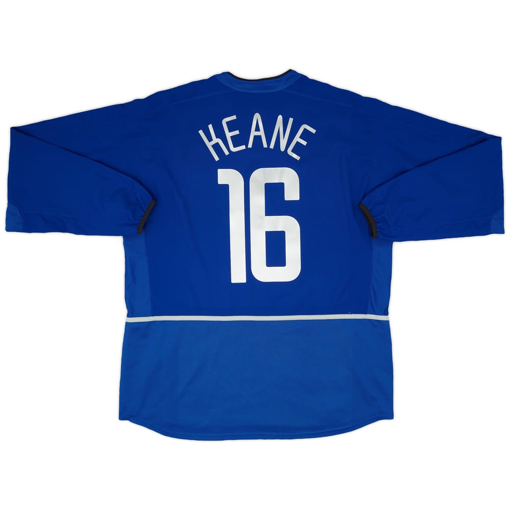 2002-03 Manchester United Third L/S Shirt Keane #16 - 9/10 - (XL)