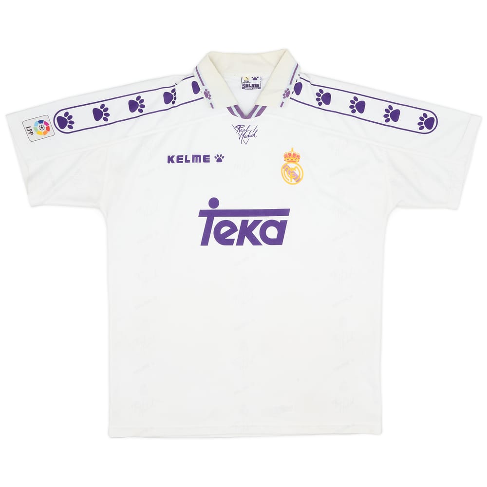 1996-97 Real Madrid Home Shirt - 7/10 - (L)
