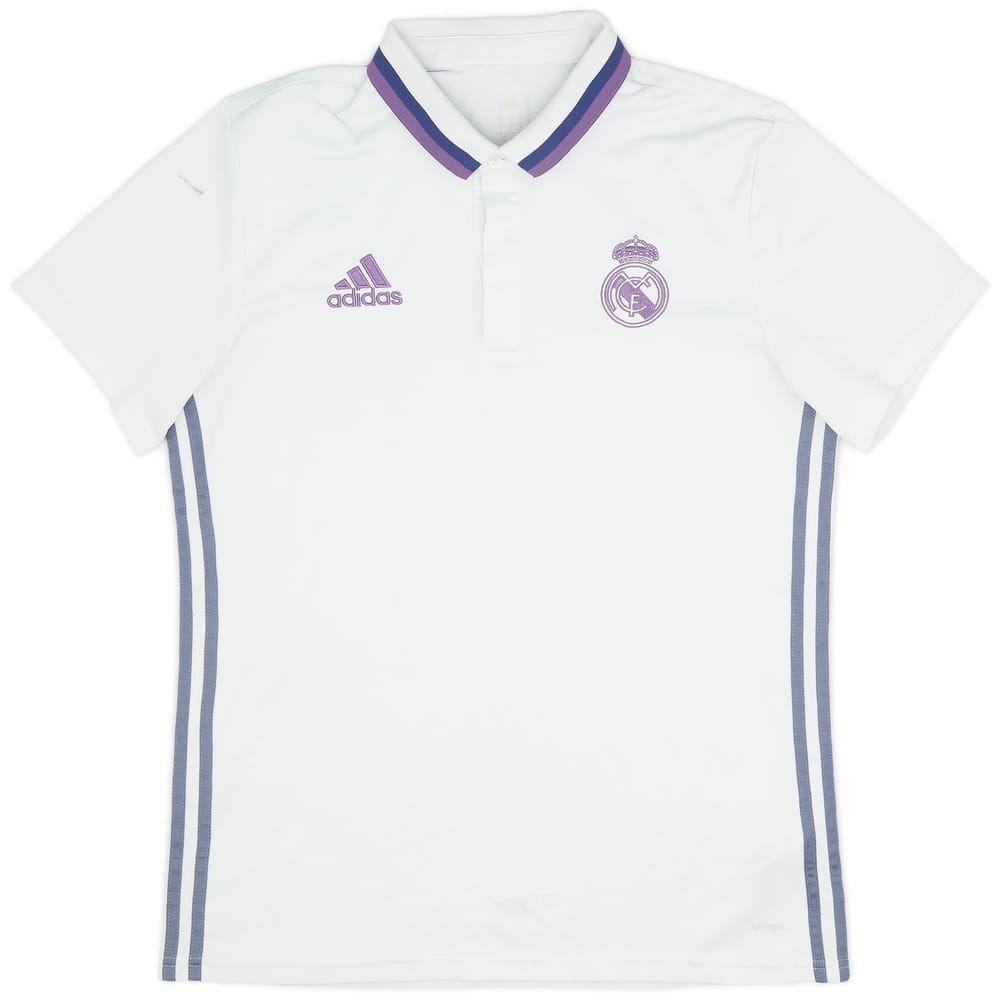 2016-17 Real Madrid adidas Polo Shirt - 7/10 - (L)