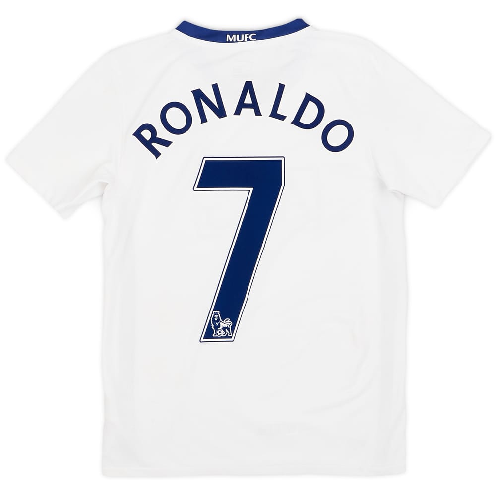 2008-10 Manchester United Away Shirt Ronaldo #7 - 8/10 - (L.Boys)