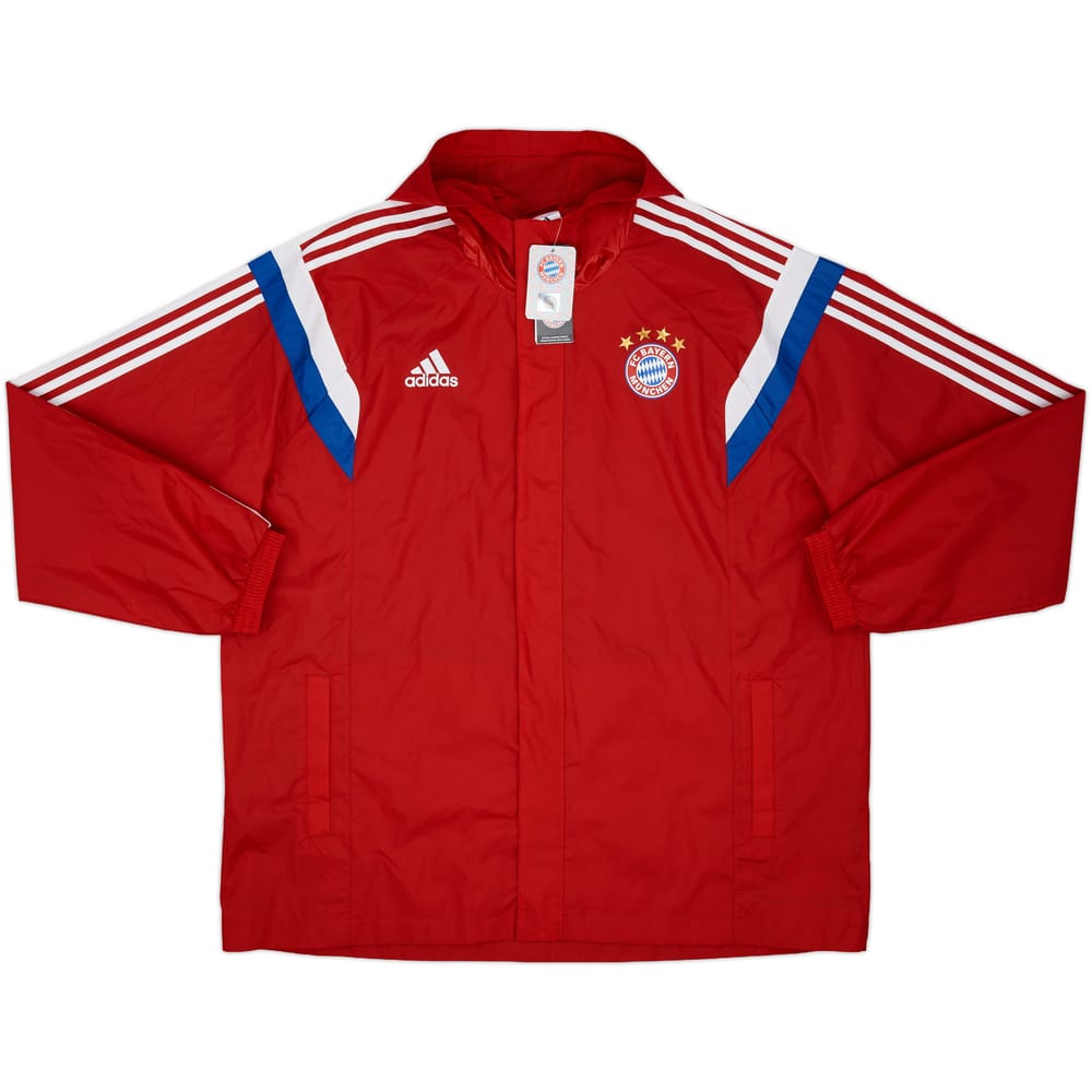2014-15 Bayern Munich adidas Hooded Rain Jacket (XXL)