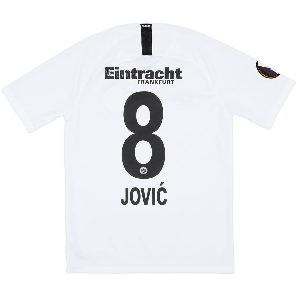 2018-19 Eintracht Frankfurt Away Shirt Jovic #8 - 5/10 - (S)