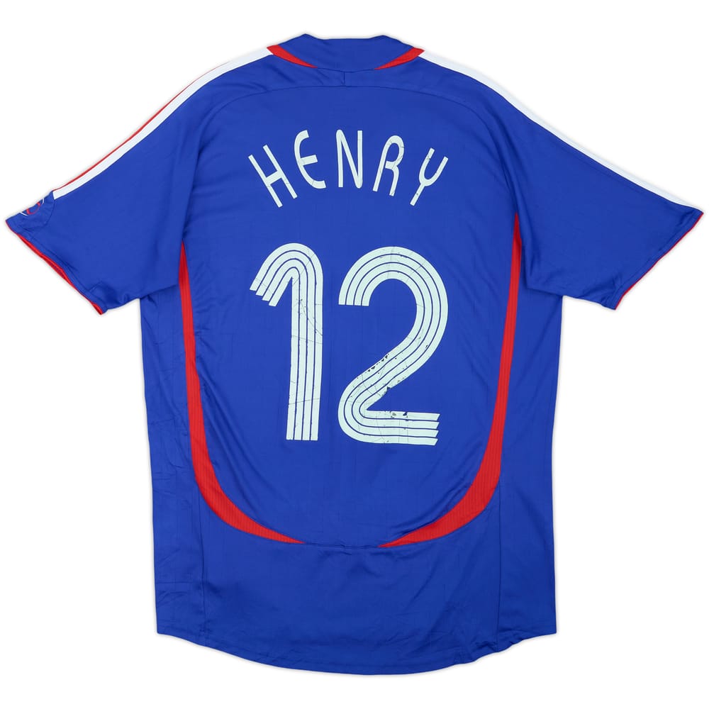 2006-07 France Home Shirt Henry #12 - 5/10 - (M)