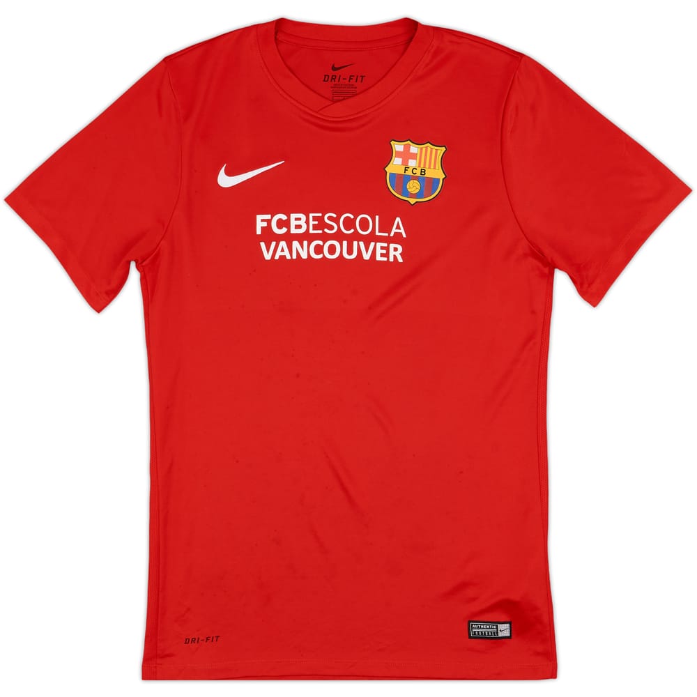2015-16 Barcelona Nike Vancouver Soccer Camp Training Shirt - 7/10 - (S)