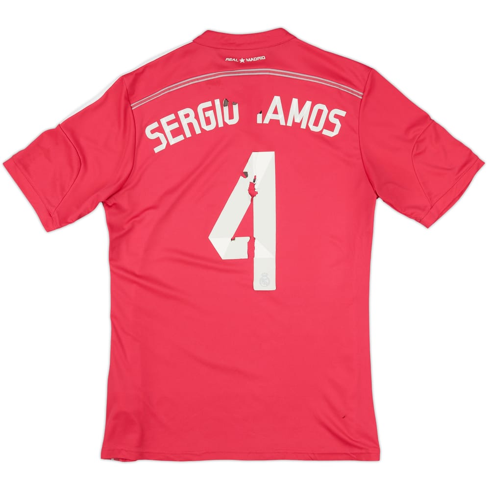 2014-15 Real Madrid Away Shirt Sergio Ramos #4 - 4/10 - (M)