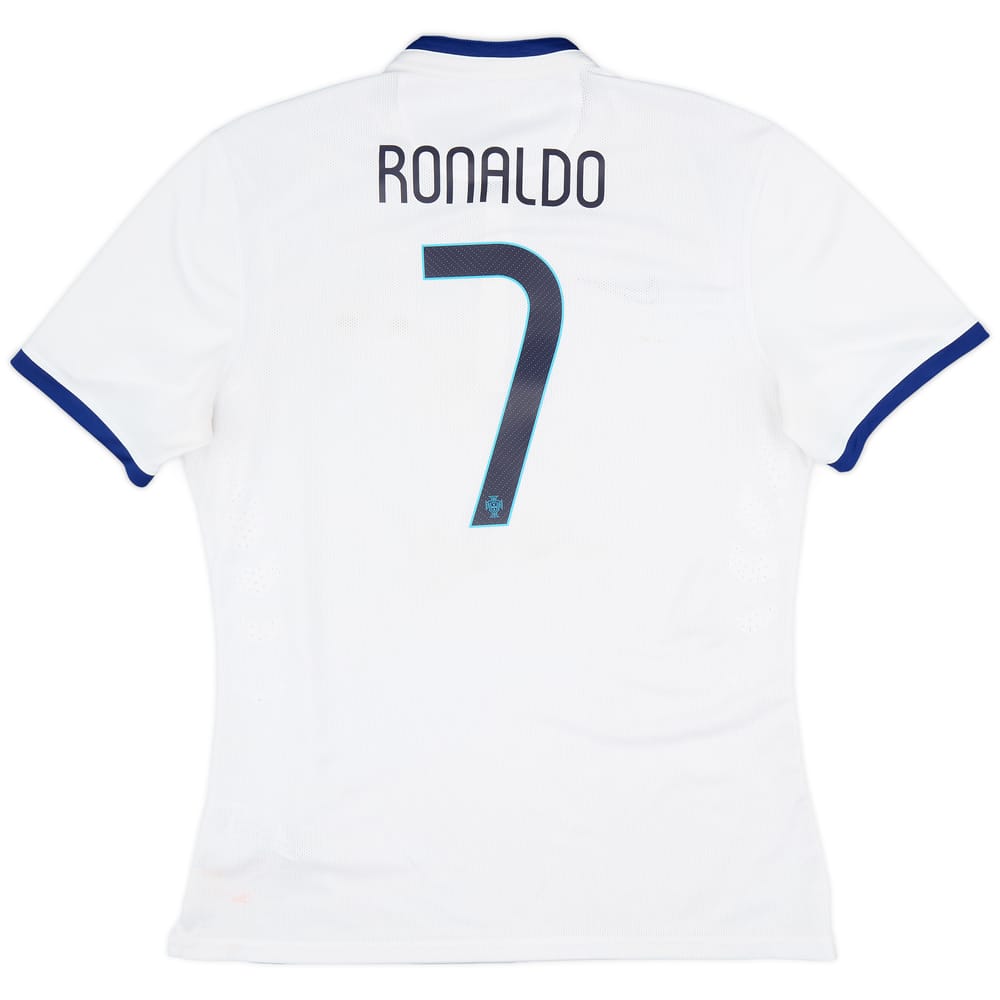 2014-15 Portugal Authentic Away Shirt Ronaldo #7 - 8/10 - (XL)