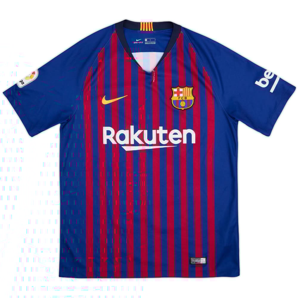 2018-19 Barcelona Home Shirt - 4/10 - (M)