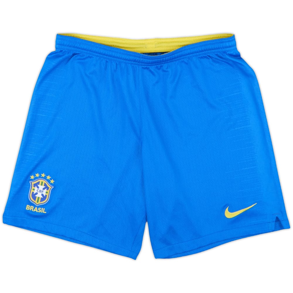 2018-19 Brazil Home Shorts - 8/10 - (M)