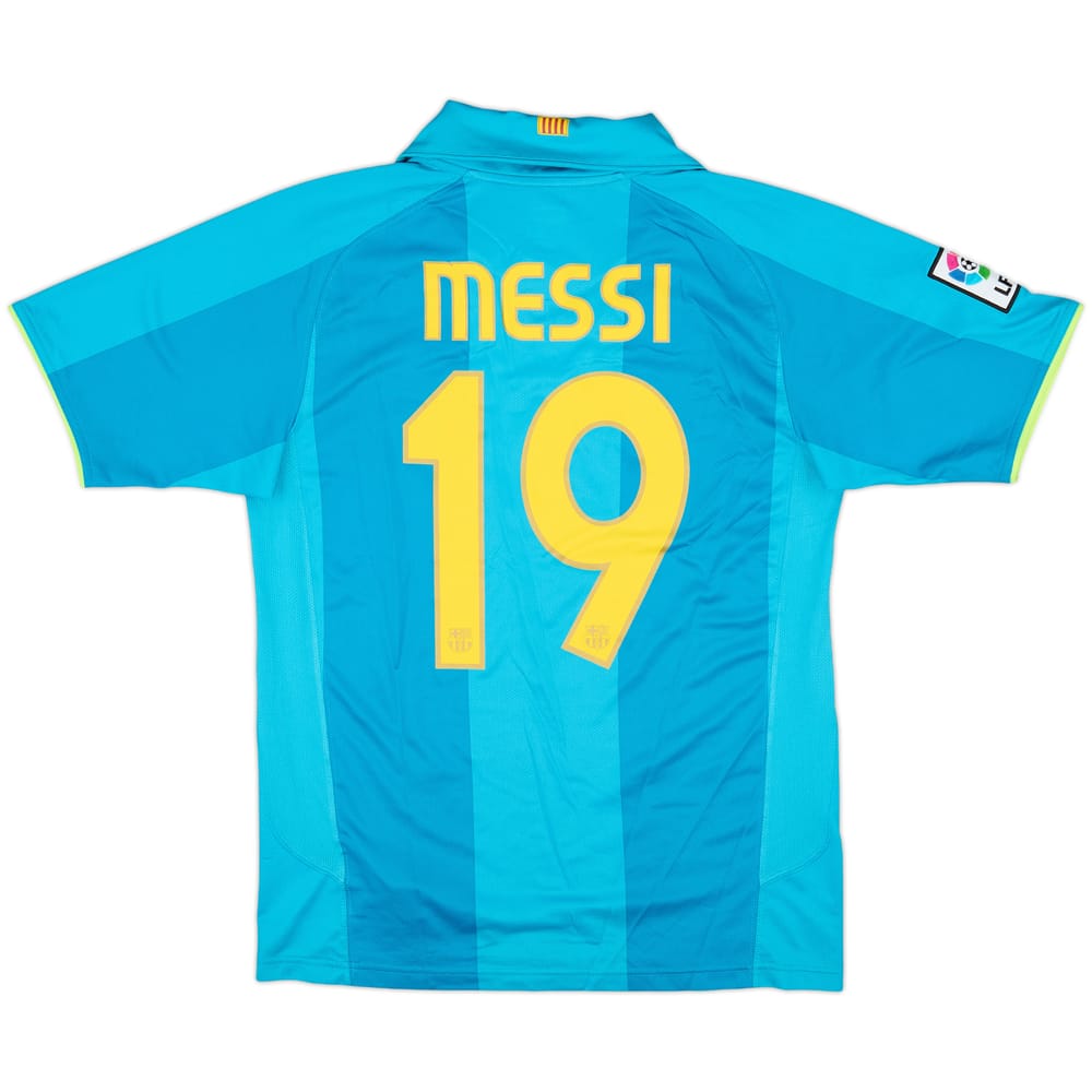 2007-09 Barcelona Away Shirt Messi #19 - 7/10 - (S)