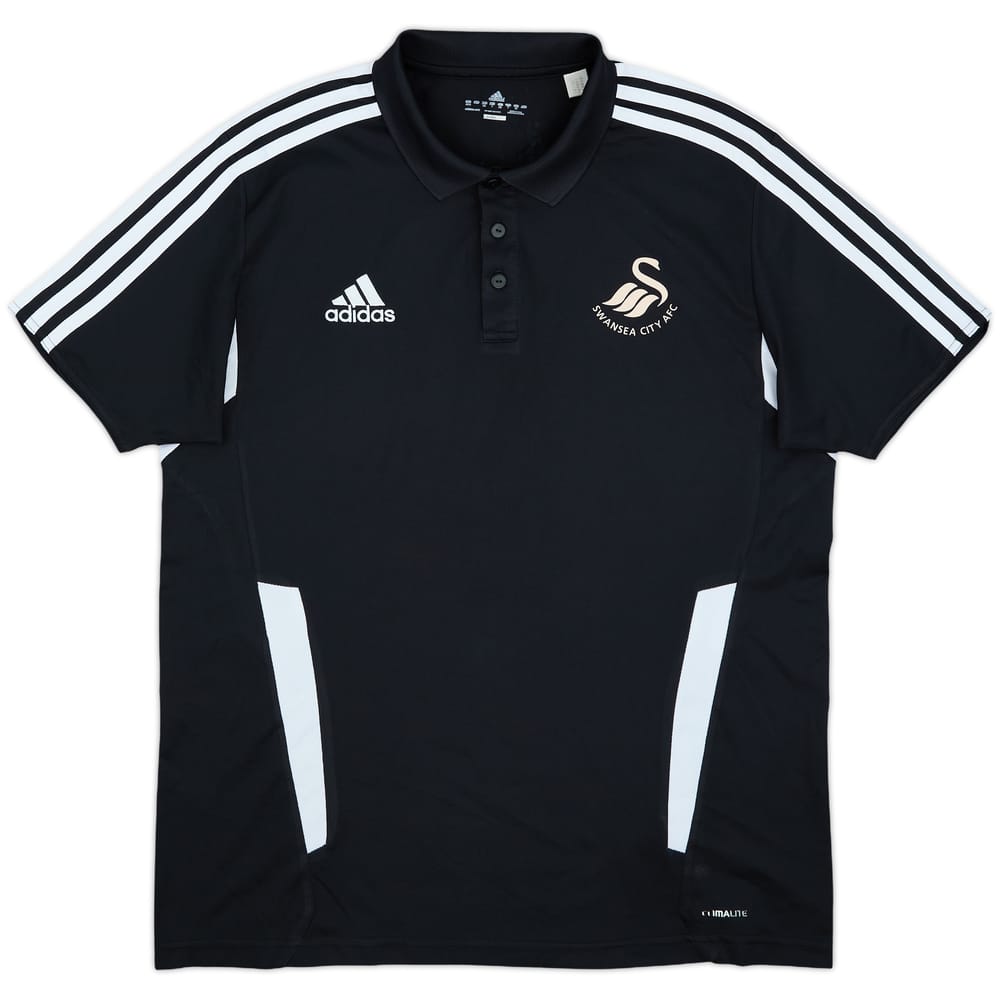 2011-12 Swansea adidas Polo Shirt - 7/10 - (L)