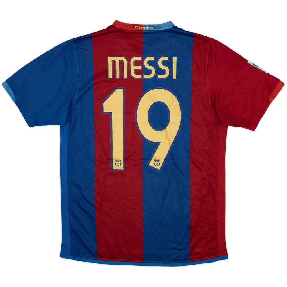 2006-07 Barcelona Home Shirt Messi #19 - 7/10 - (S)
