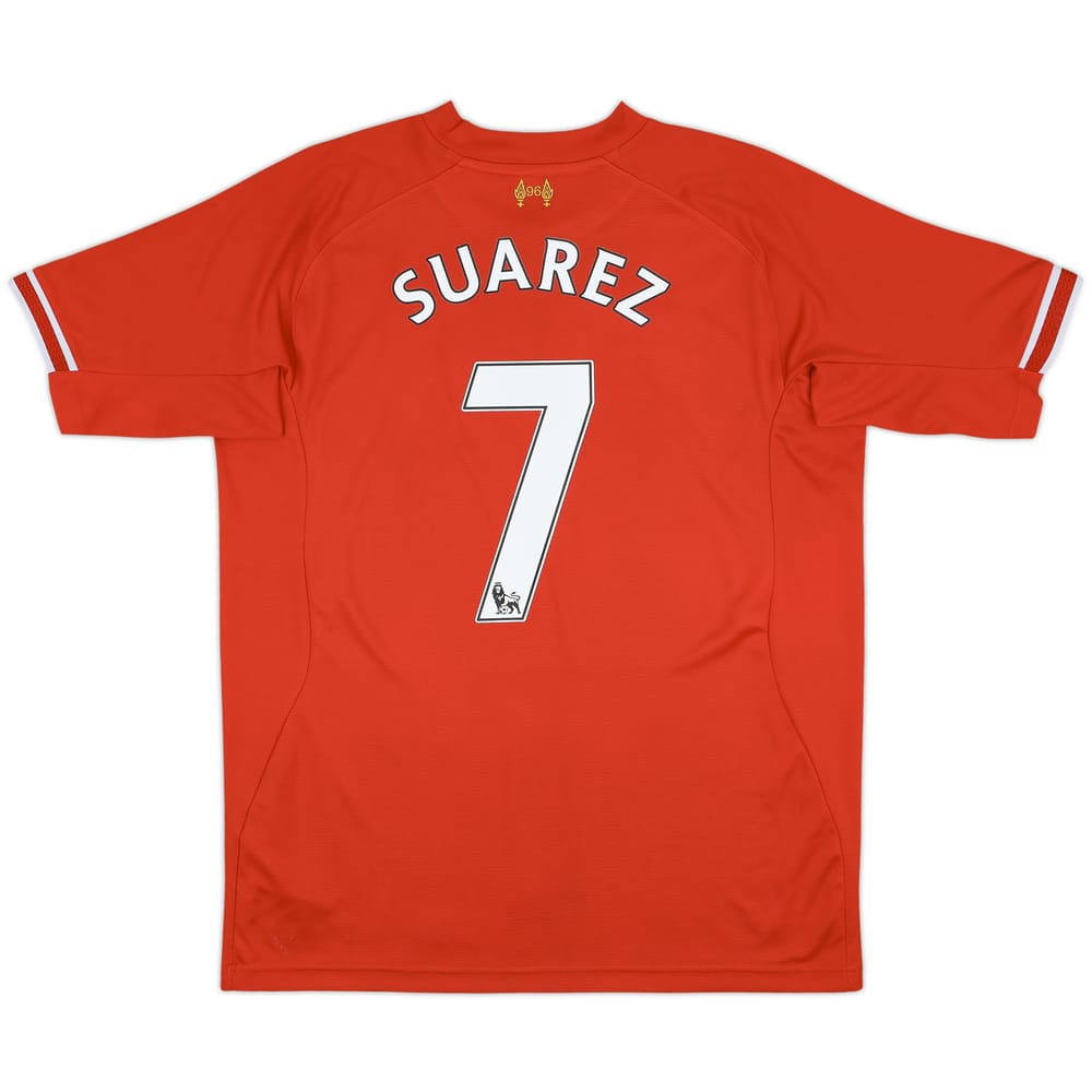 2013-14 Liverpool Home Shirt Suarez #7 - 6/10 - (L)