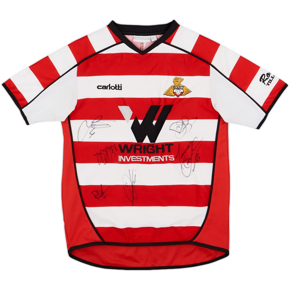 2007-08 Doncaster Rovers Signed Home Shirt - 8/10 - (M.Boys)