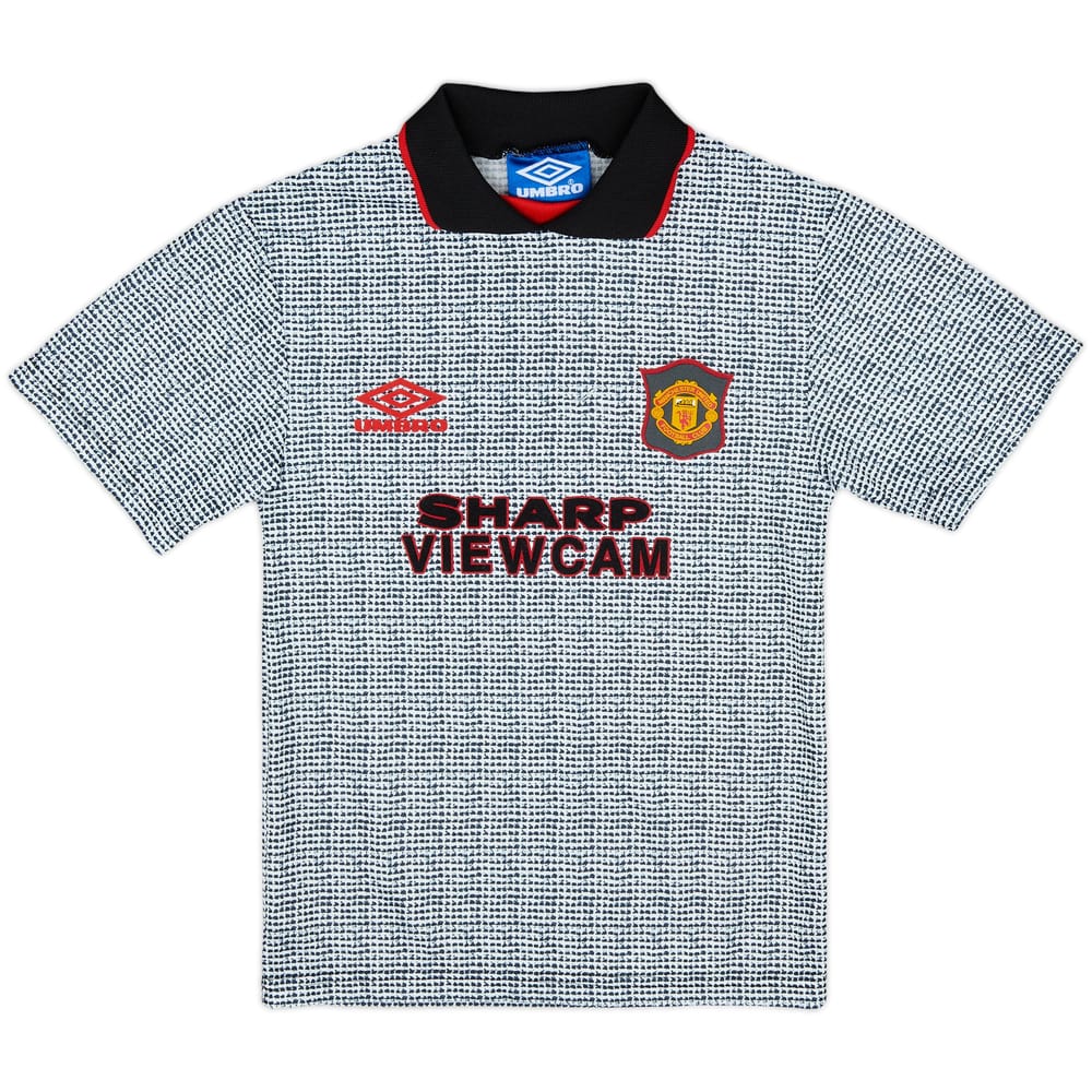 1995-96 Manchester United Away Shirt - 8/10 - (S.Boys)