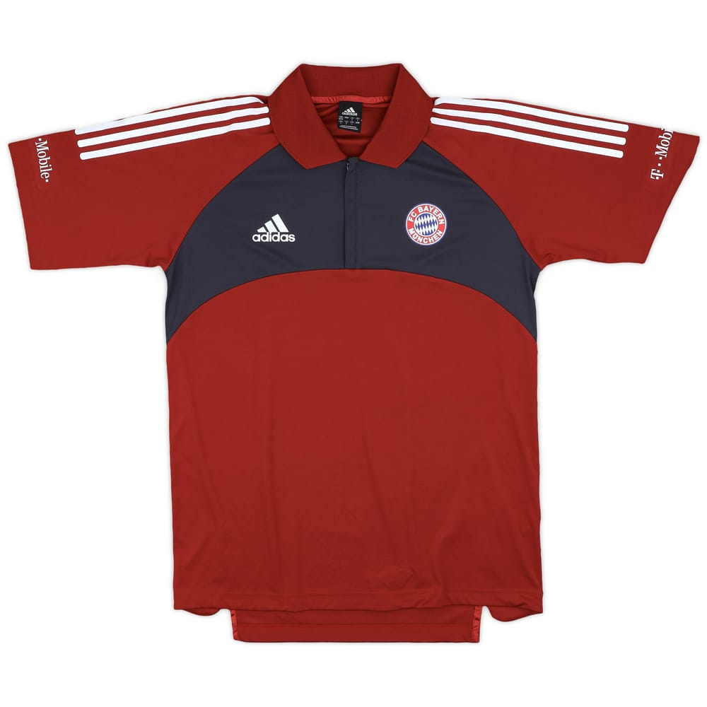 2002-03 Bayern Munich adidas 1/4 Zip Polo Shirt - 7/10 - (M)