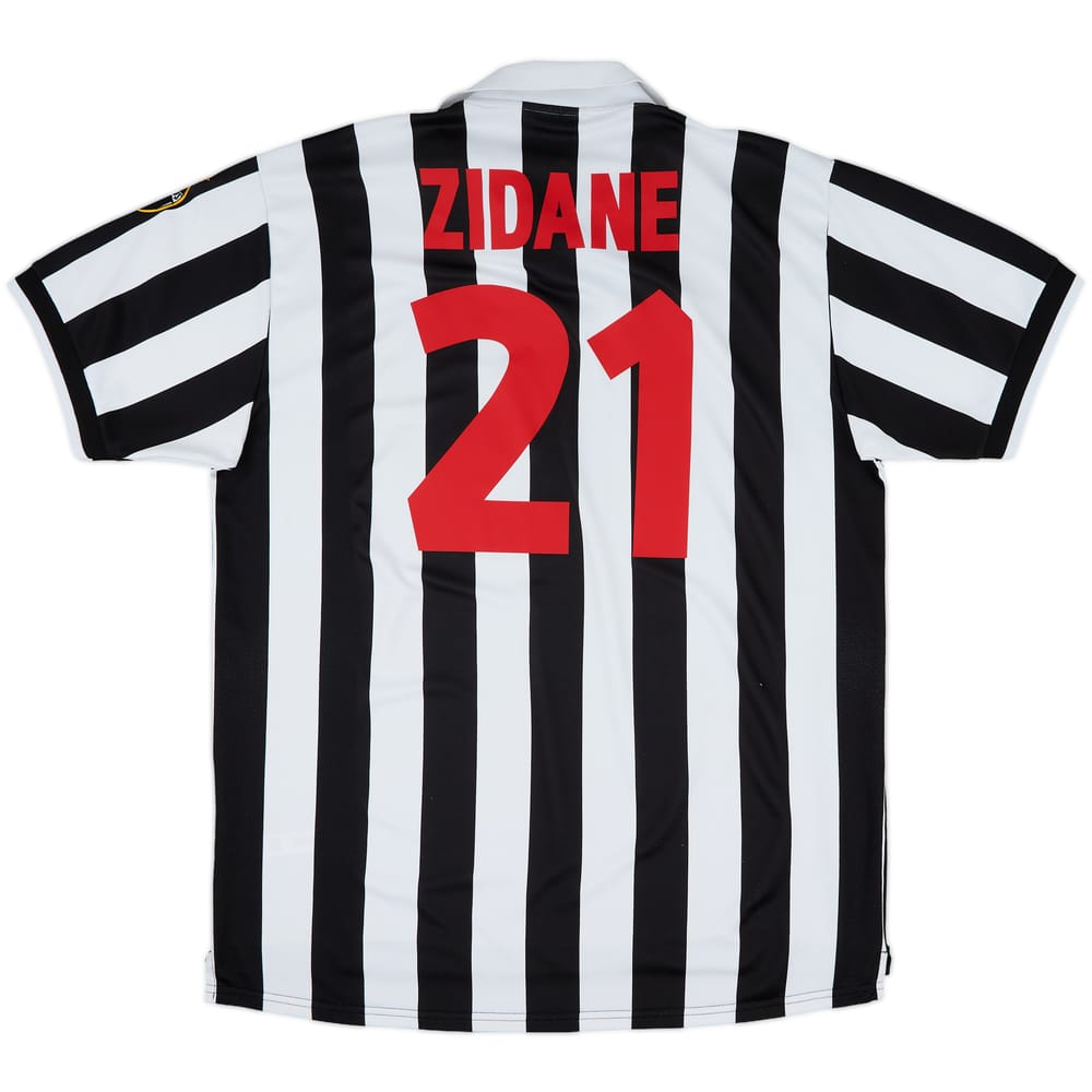1998-99 Juventus Home Shirt Zidane #21 - 9/10 - (XXL)