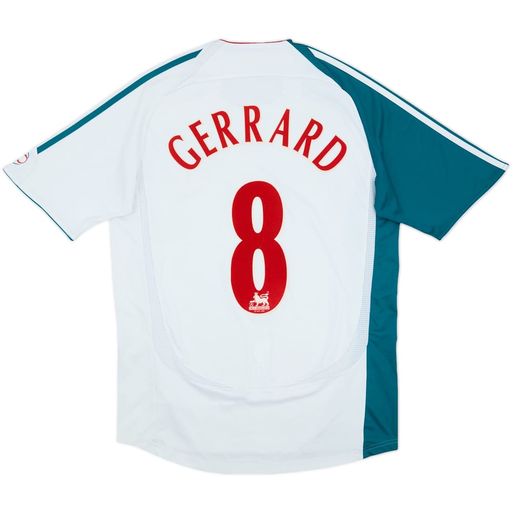 2006-07 Liverpool Third Shirt Gerrard #8 - 5/10 - (M)