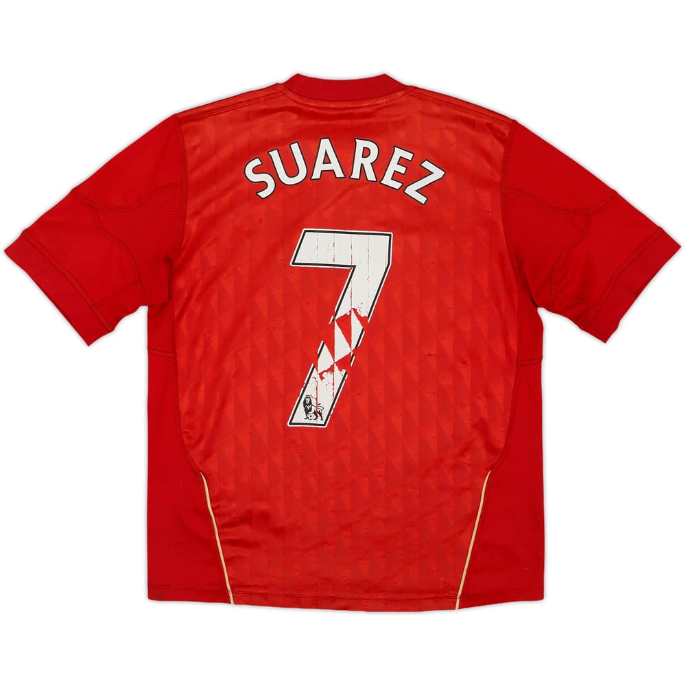 2010-12 Liverpool Home Shirt Suarez #7 - 4/10 - (M.Boys)