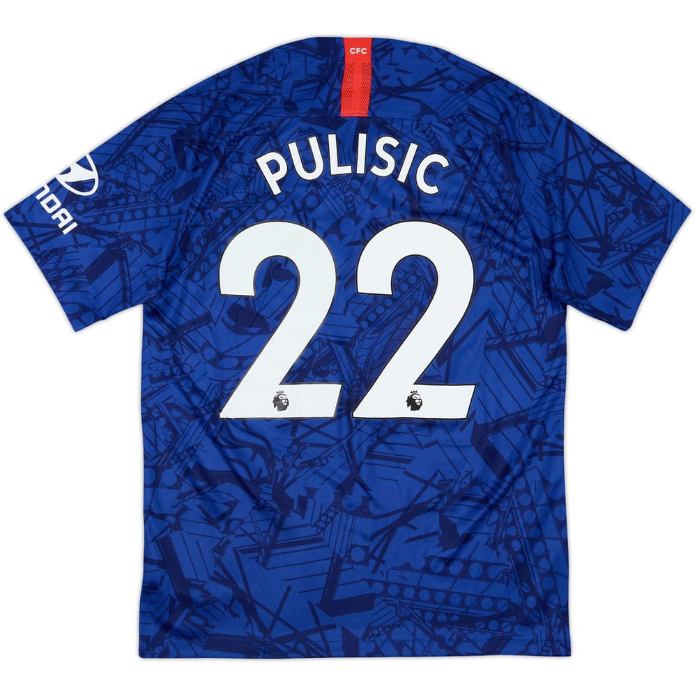 2019-20 Chelsea Home Shirt Pulisic #22 - 9/10 - (M)