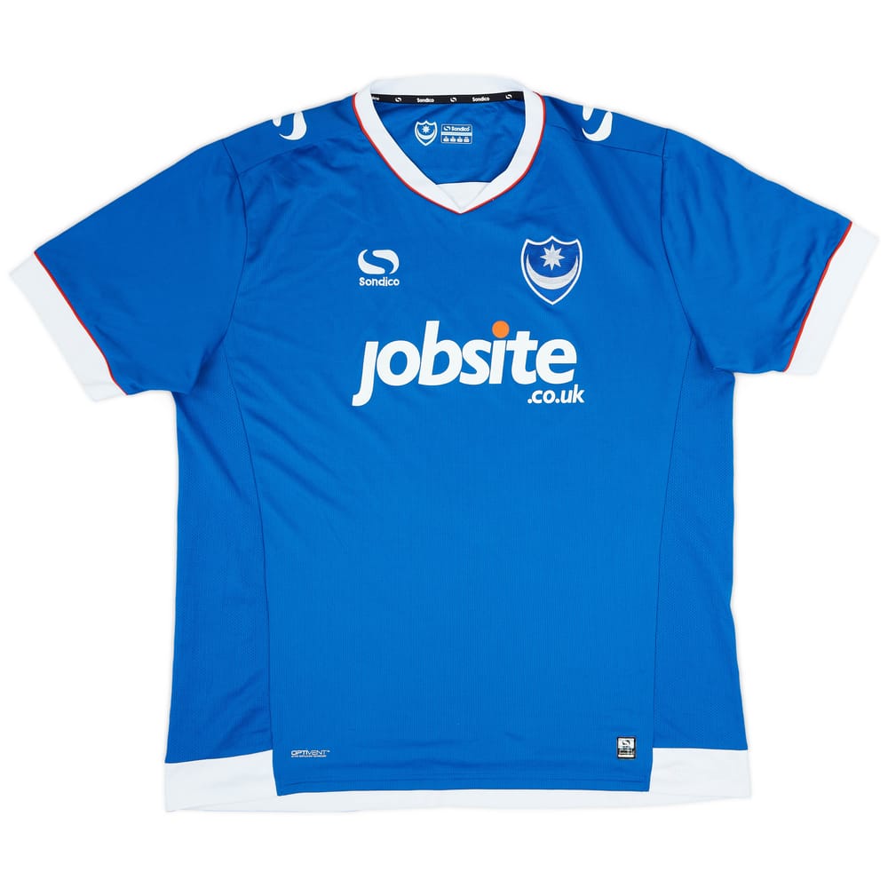 2016-17 Portsmouth Home Shirt - 7/10 - (XL)