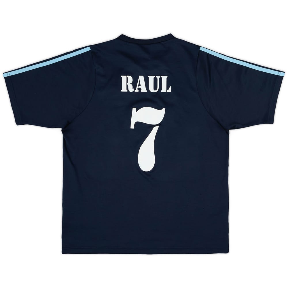 2003-04 Real Madrid Away Shirt Raul #7 - 4/10 - (XL.Boys)