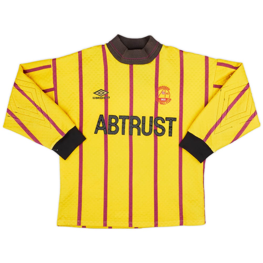 1990-91 Aberdeen GK Shirt #1 - 8/10 - (S)