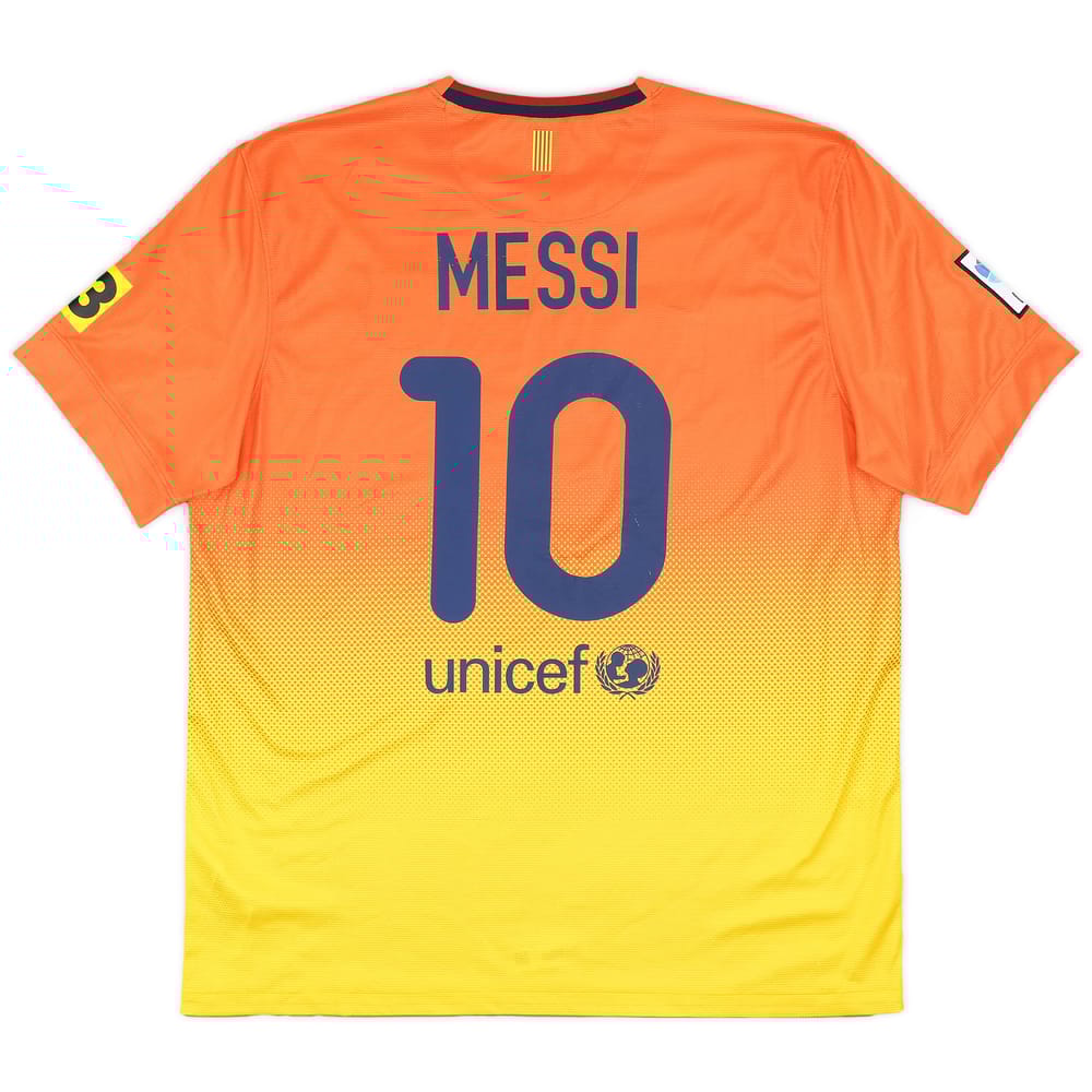 2012-13 Barcelona Away Shirt Messi #10 - 7/10 - (XL)