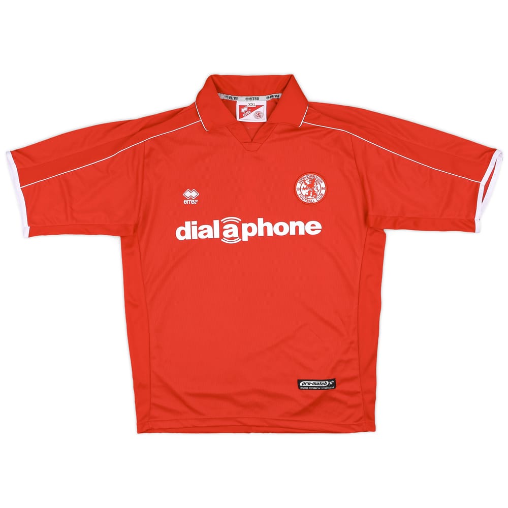 2003-04 Middlesbrough 'Carling Cup Finalists' Home Shirt - 9/10 - (XXL)