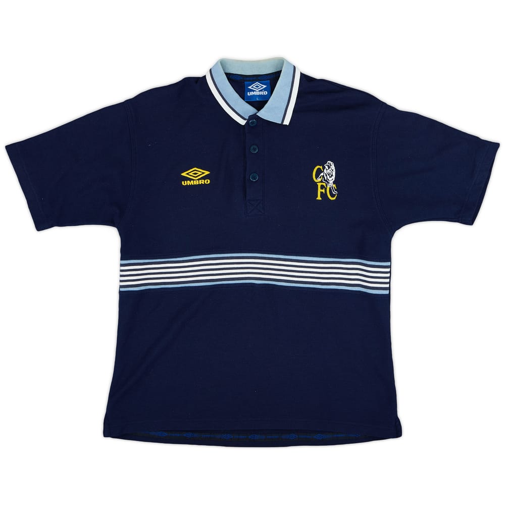 1996-98 Chelsea Umbro Polo Shirt - 8/10 - (L)