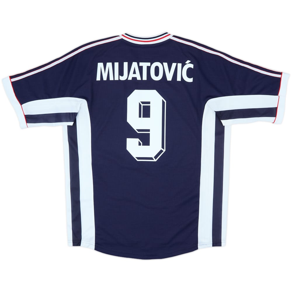 1998-99 Yugoslavia Home Shirt Mijatovic #9 - 10/10 - (L)