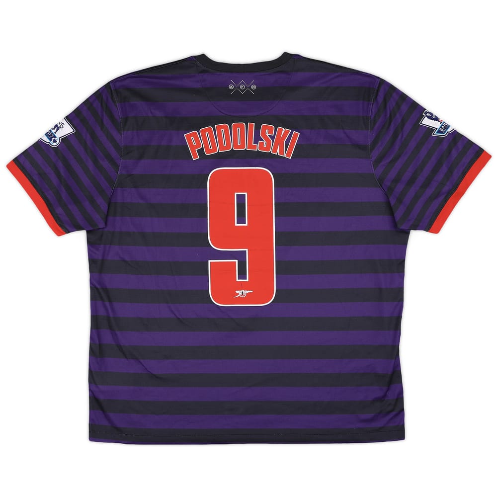2012-13 Arsenal Away Shirt Podolski #9 - 5/10 - (XXL)