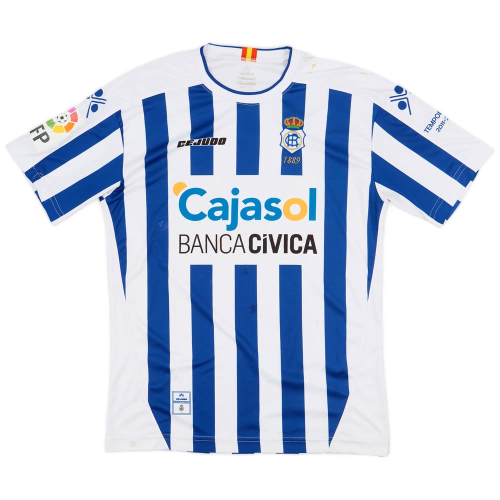 2011-12 Recreativo de Huelva Home Shirt - 5/10 - (S)