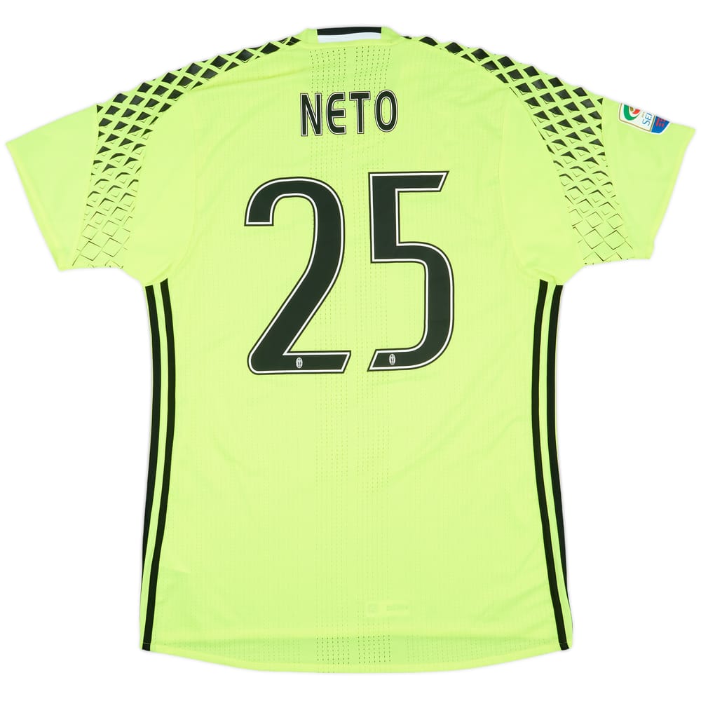 2016-17 Juventus Player Issue GK S/S Shirt Neto #25