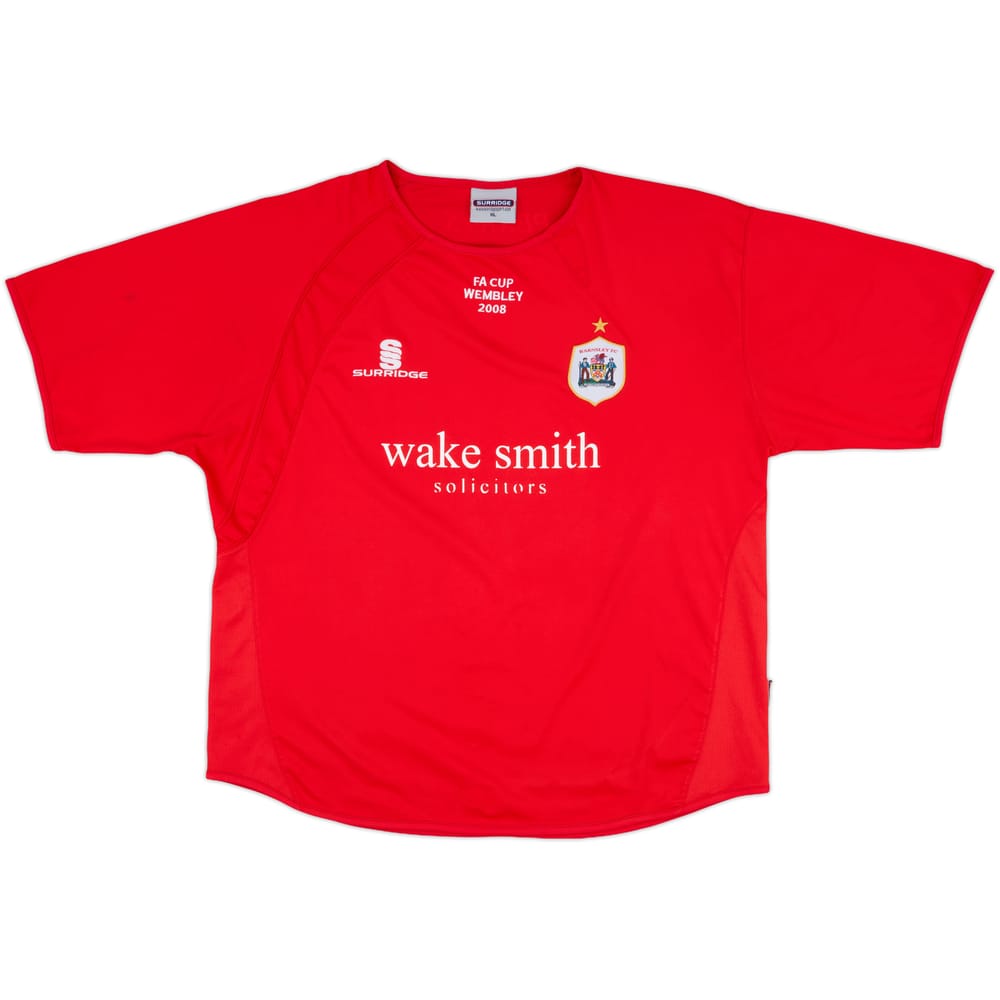 2007-08 Barnsley FA Cup Semi Final Home Shirt - 6/10 - (XL)